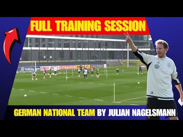 Julian Nagelsmann Training Session with German National Team (2024)