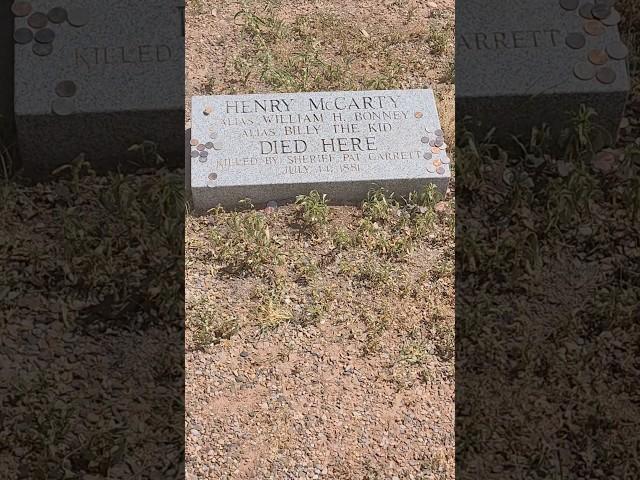 Billy the Kid died here, Historical Marker where Pat Garrett shot and Killed Henry McCarty