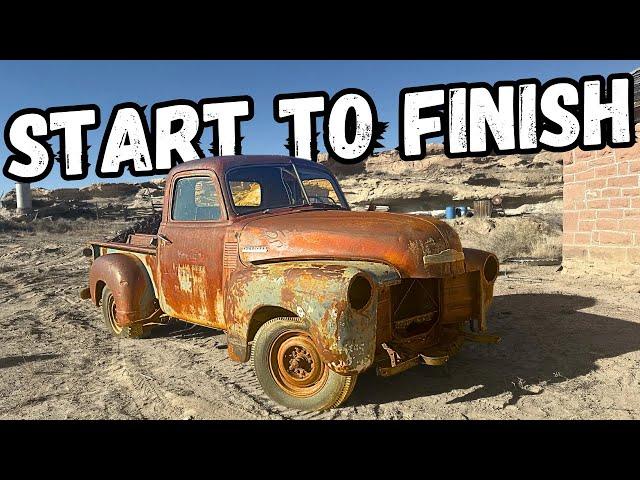 FULL BUILD- 1948 Chevy ABANDONED 58 years ago  to DAILY driver. (Start to finish)