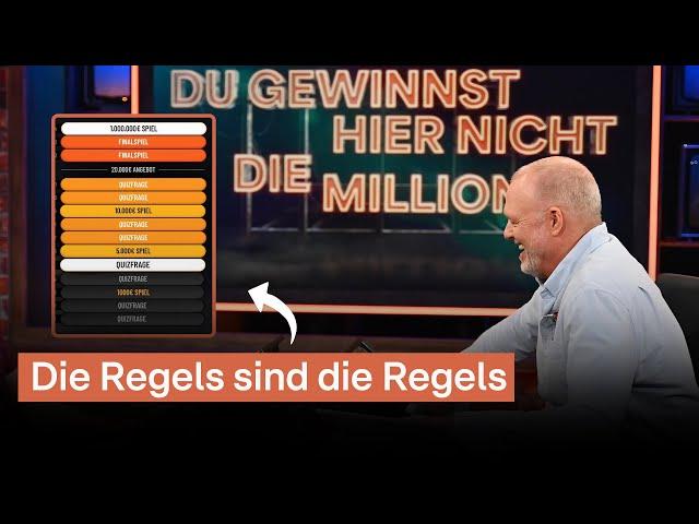 Stefan Raab erklärt nochmal kurz das Regelwerk | Du gewinnst hier nicht die Million bei Stefan Raab