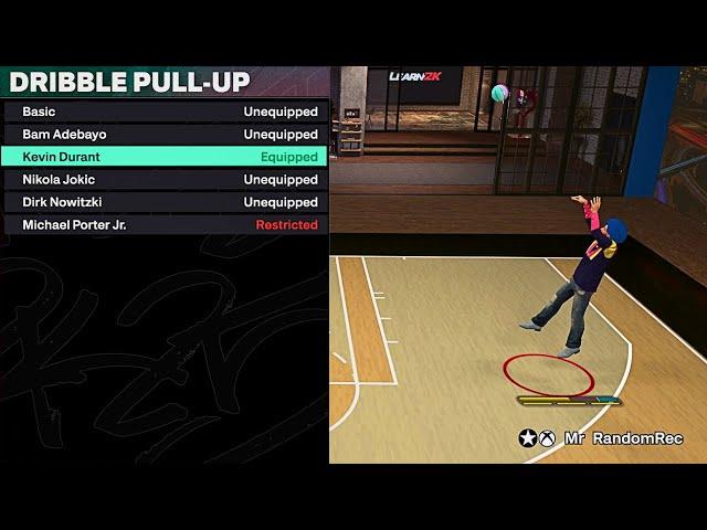 BEST DRIBBLE PULL UP for STRETCH BIGS NBA 2K25!