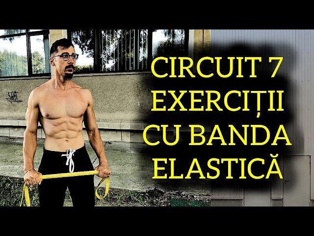 1.1 CIRCUIT - 7 exerciții banda elastică