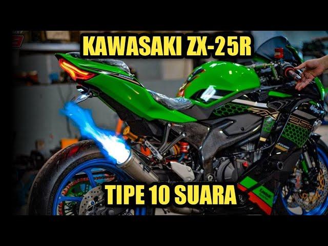 10 TYPE SUARA KNALPOT || KAWASAKI ZX-25R || SUARA MOTOGP - ( Part. Kejar Tayang ) ~ Jeri Carlone