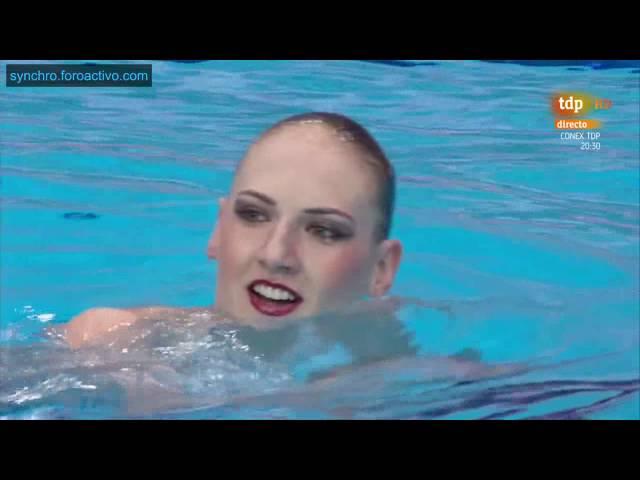 Svetlana Romashina (RUS) Solo Technical Final London European Aquatics Championships 2016