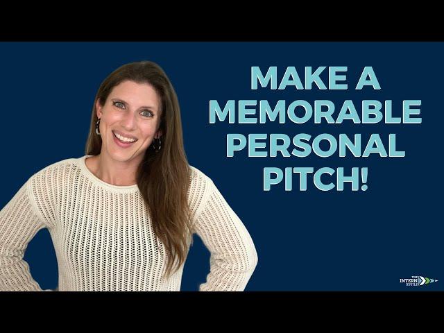 Personal Elevator Pitch for Students