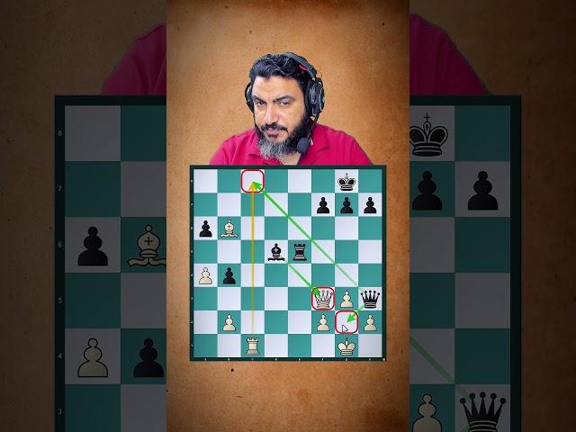 نقلة بريلينت موف !! قلبت الموازين #shorts | أتحداك تحل هذا اللغز #شطرنج #chess