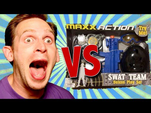 Maxx Action Swat Team Deluxe Play Set Unboxing