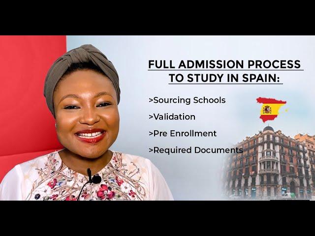 STUDY IN SPAIN IN ENGLISH | FULL ADMISSION PROCESS