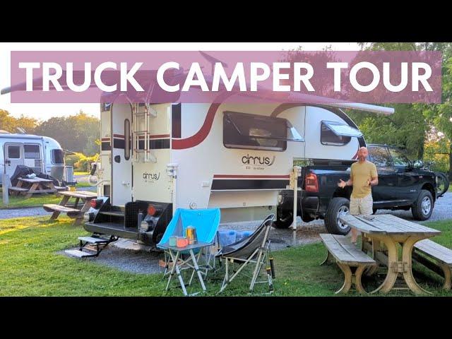 Truck Camper Tour with Seth Michael – NuCamp Cirrus 820