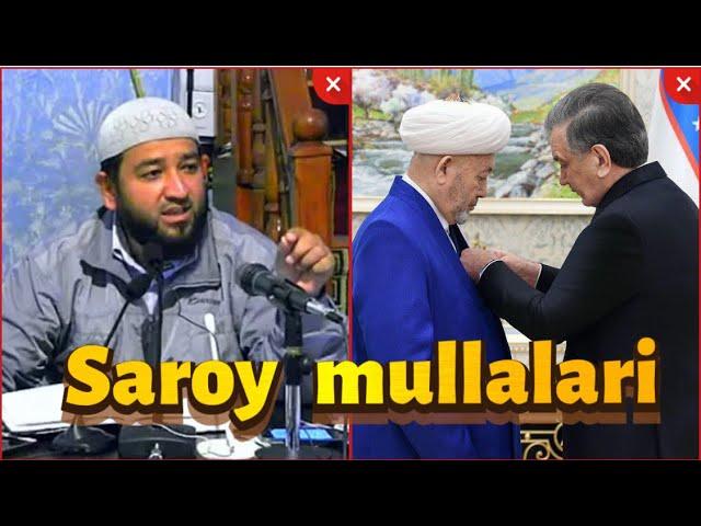 Mamurjon domla saroy mullalari haqida chiroyli misol keltiribdilar