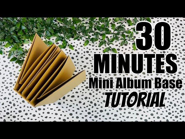 Mini Album in 30 Minutes!! TUTORIAL #rosakellyonehourcrafting