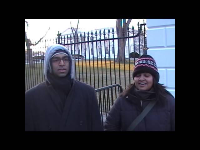 Inauguration Archives 2009: Interviews in front of The White House