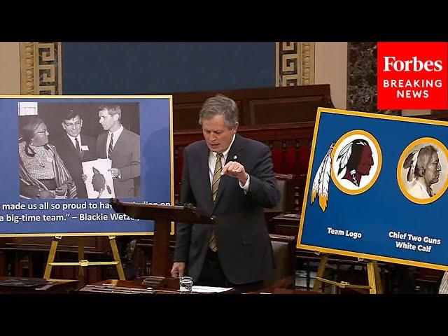 Steve Daines Slams NFL's 'Blatant Censorship', Calls For Restoration Of Washington's Old Logo