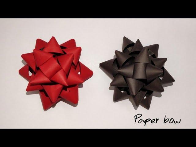 DIY - Easy way to make Paper Bow || By Crafty Sakshi