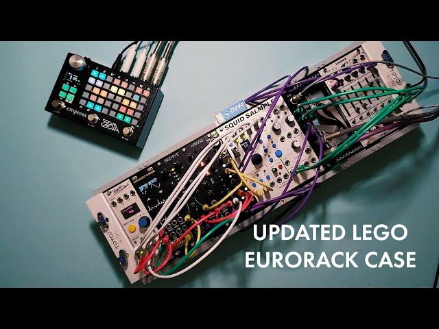 Modular Synth + ZOIA "️UPDATED LEGO EURORACK CASE"