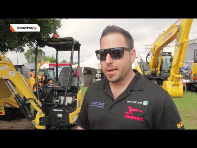 Big Range of Yanmar Excavators from Tutt Bryant (at DDT Expo)