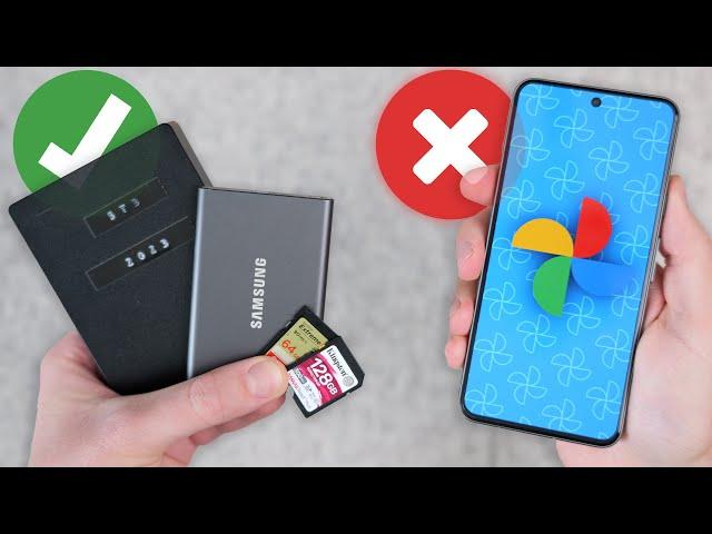 How I ditched Google Photos | Taking BACK my backups!