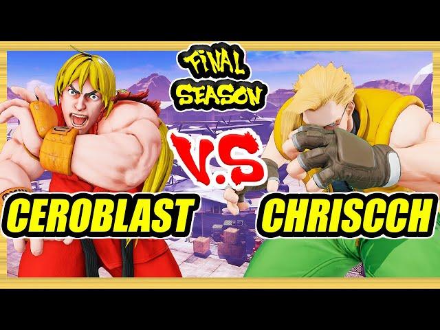 SFV CE  Ceroblast (Ken) vs ChrisCCH (Eleven/Nash)  Ranked Set  Street Fighter 5