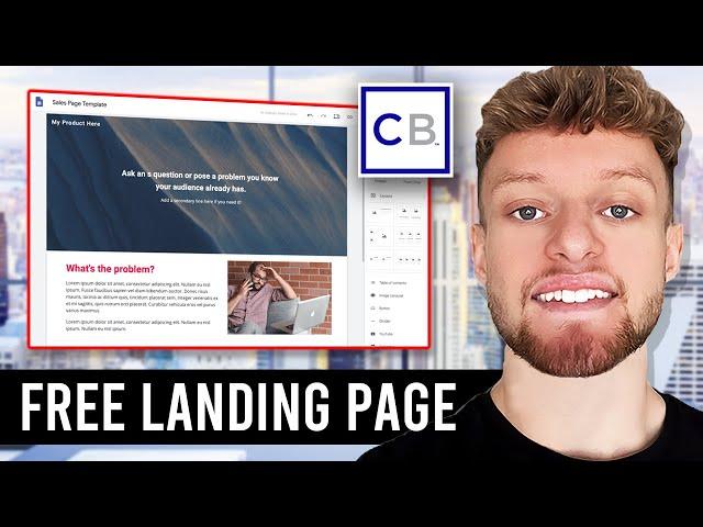 How To Create a FREE Landing Page For Affiliate Marketing (FREE Forever)