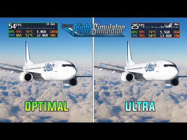 Microsoft Flight Simulator  All graphics settings Compared | Best settings 