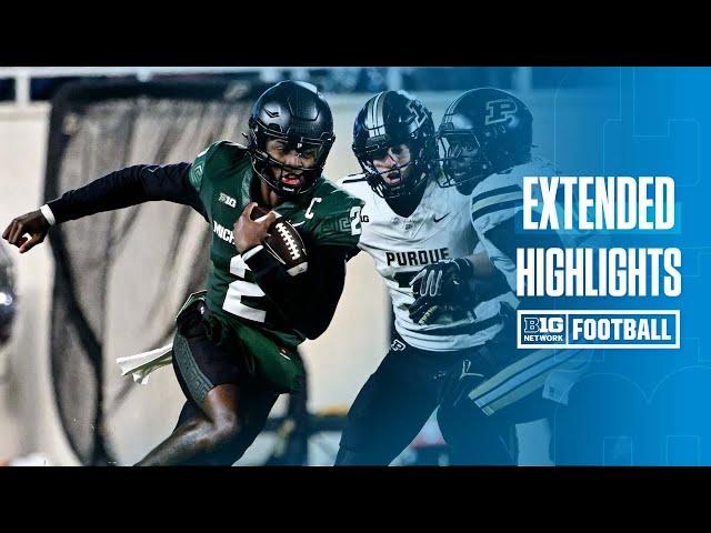 Purdue at Michigan State | HIGHLIGHTS | Big Ten Football | 11/22/24