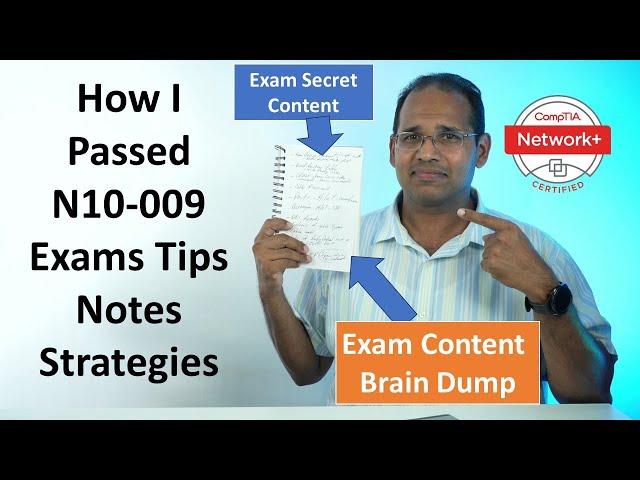 How I Passed Network+ N10-009, Exam Tips and Brain Dump