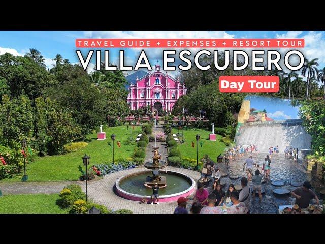 VILLA ESCUDERO  | Commute Travel Guide + Expenses + Resort Tour