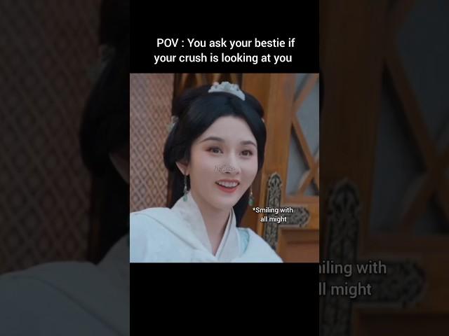 Is she looking... No  #myedits #prisonerofbeauty #cdrama #pov #funny #relatable