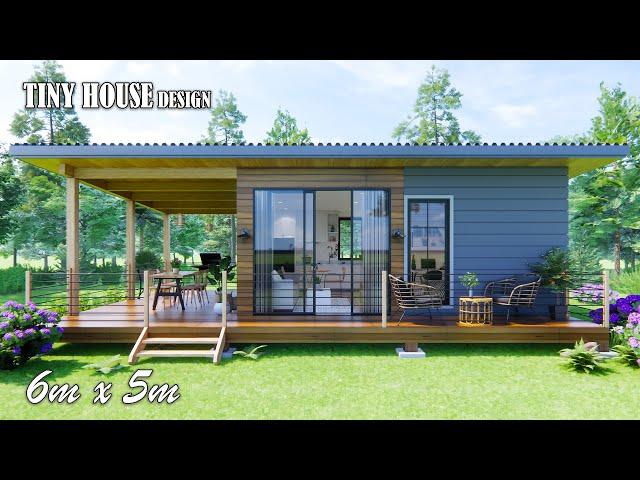 Beautiful tiny house | House design 6m x 5m