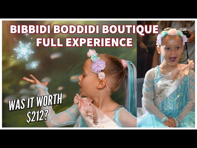 BIBBIDI BOBBIDI BOUTIQUE Full Experience 2023 | Magic Kingdom BBB First Time! Elsa Makeover