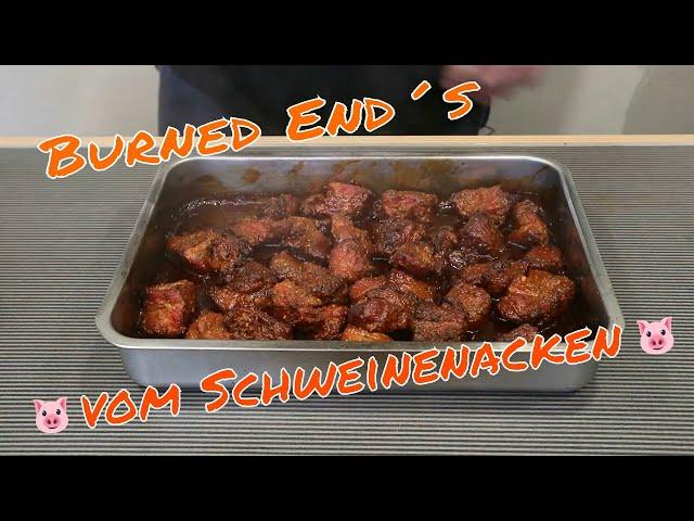 Burned Ends vom Schweinenacken/BBQ Grill Rezept Video /BBQ Freunde Aktion/