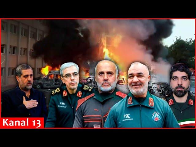 Iran’s war machine smashed; generals dead, Shaheeds burned, missile launchers reduced to rubble
