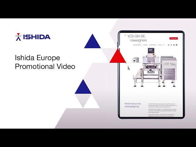 New Ishida Europe website promotional video