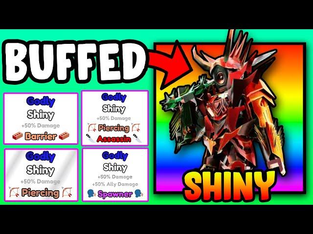 EVERY SHINY GODLY on ENDLESS MODE... (Toilet Tower Defense)