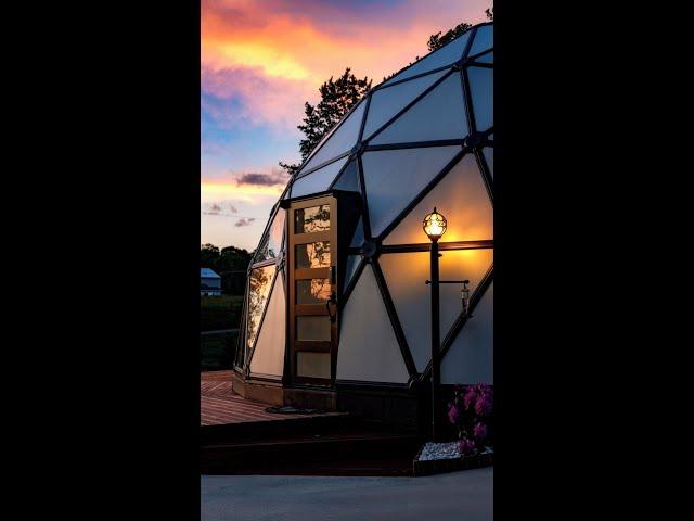 A stunning Stellar PRO dome by Ekodome, built by Country Domes, Take Me Home!