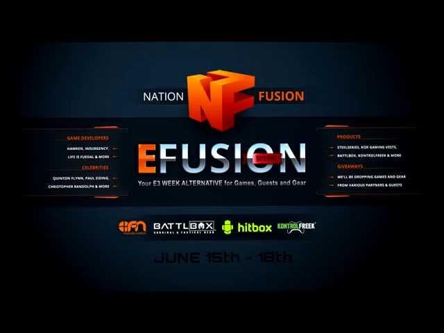 E-Fusion Week Tasia Valenza Promo June 15th-19th www.hitbox.tv/nationfusion