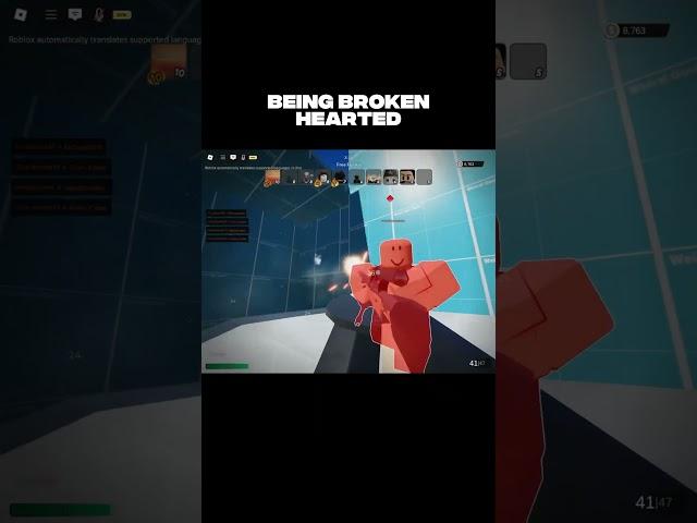 Me Being a bit serious vs Broken  #roblox #gaming #shortsvideo #shorts
