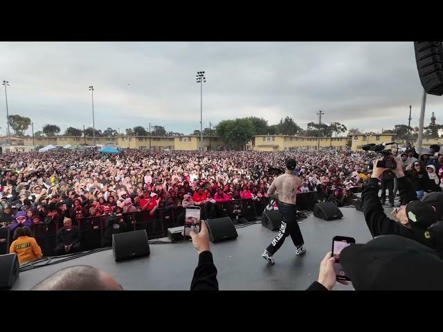 Lefty Gunplay Performs at TDE's Christmas Toy Drive 2024