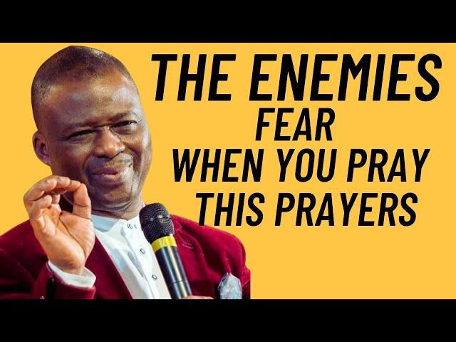 THE ENEMIES FEAR THIS PRAYERS | PRAY WHILE YOU SLEEP - DR OLUKOYA