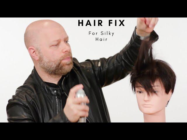 How to Fix Hair being too Silky - TheSalonGuy