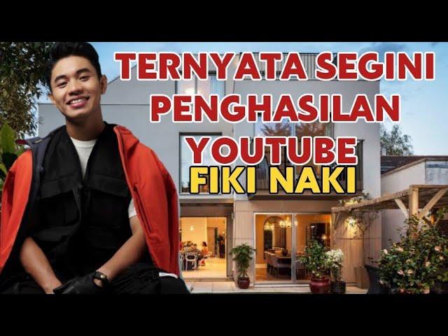 Fantastis, Terbaru segini gaji Fiki Naki dari YouTube