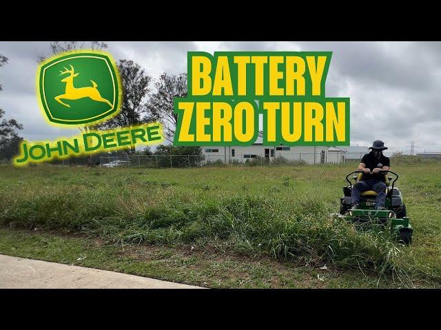 John Deere Electric Zero Turn VS Long Grass! ZTrak Z370R Test