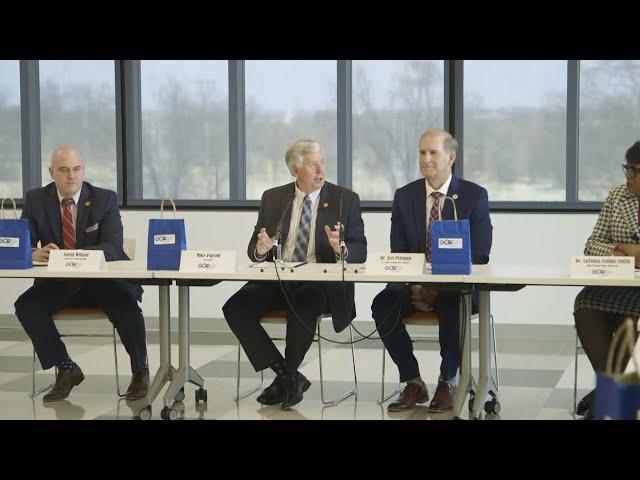 St  Louis Workforce & Education Roundtable Meeting With Governor Parson