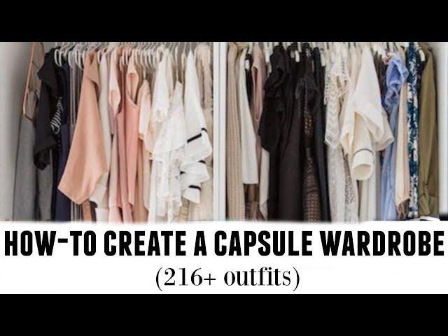 HOW-TO BUILD A CAPSULE WARDROBE: tips from a stylist