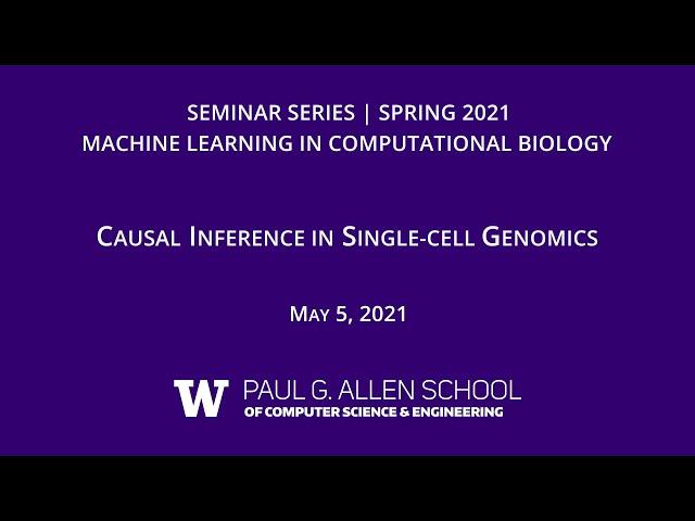 Causal Inference in Single-cell Genomics (Yongjin Park, University of British Columbia)