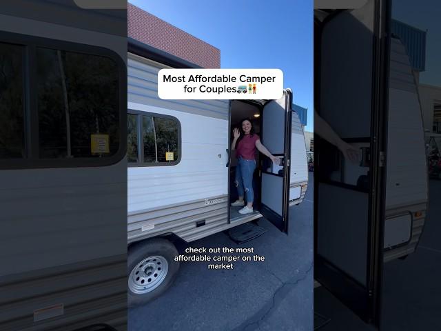 MOST AFFORDABLE CAMPER FOR COUPLES #campingworldpartner #rvlife #rvliving #travel #camper