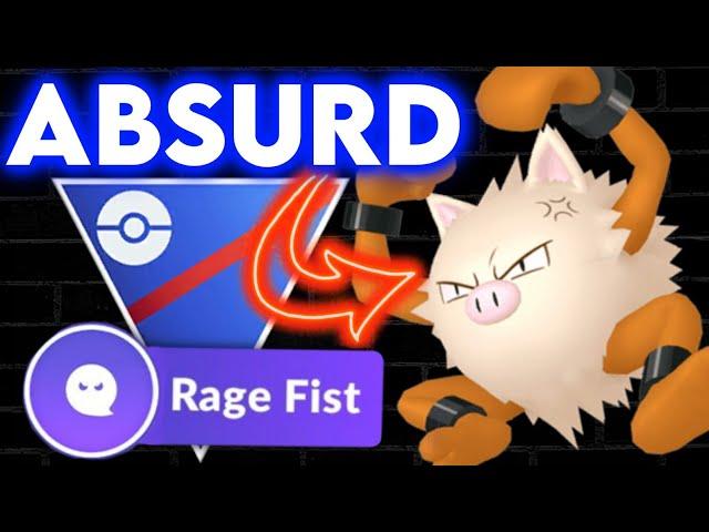 *NEW* RAGE FIST PRIMEAPE looks like META in the Great League! | Pokémon GO Battle League