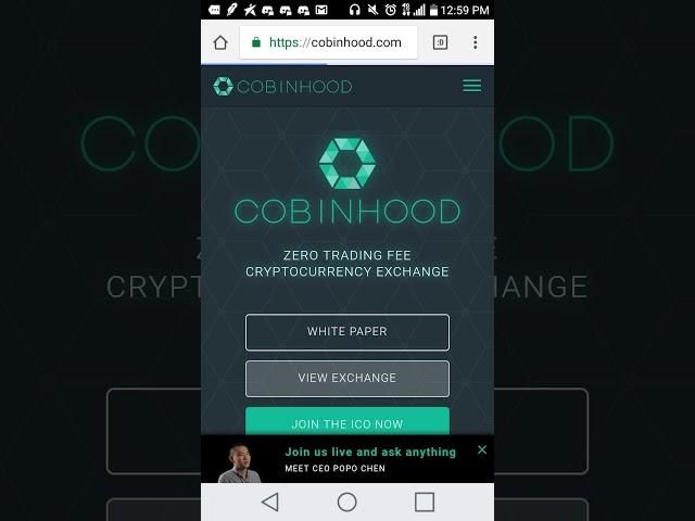 Cobinhood Ico Review - World's first "ZERO Trading Fees" cryptocurrency exchange