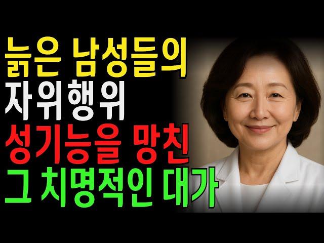 아무도 말하지 않았던 노년 자위의 숨겨진 대가, 그 자위... 늦기 전에 멈추세요! l 노후지혜 l 노년의성 l 행복한삶 l 오디오북