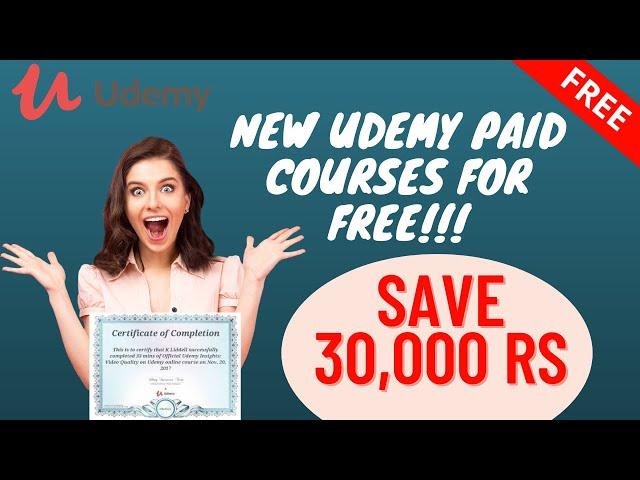 NEW Udemy Paid Courses For Free With Certificate|| Courses Splash